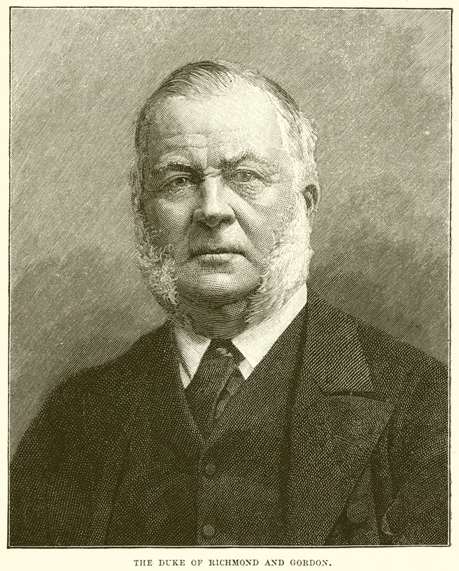 Książę Richmond i Gordon autorstwa English School
