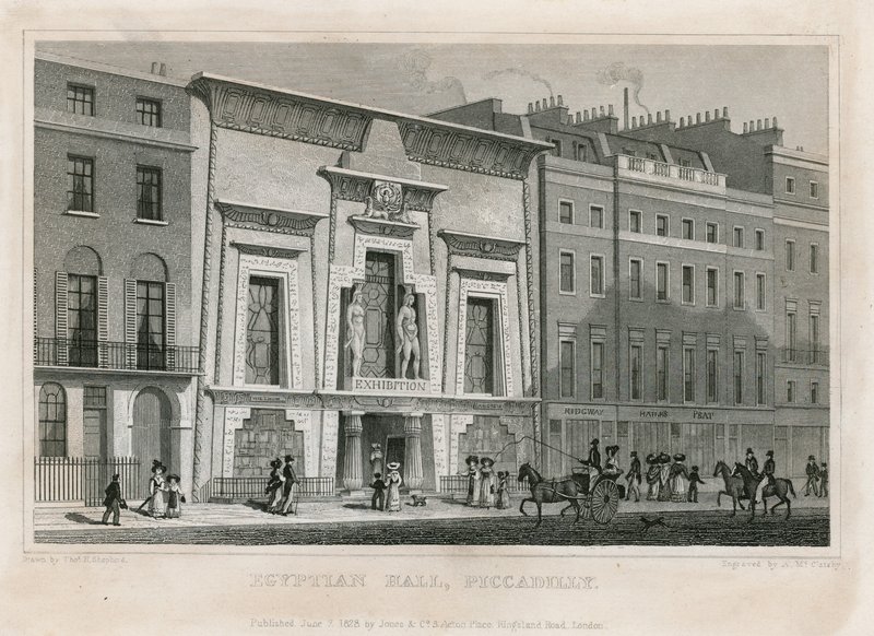 Sala Egipska, Piccadilly autorstwa English School