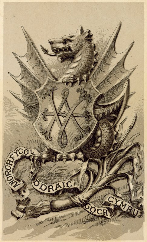 Godło Walii (lito) autorstwa English School