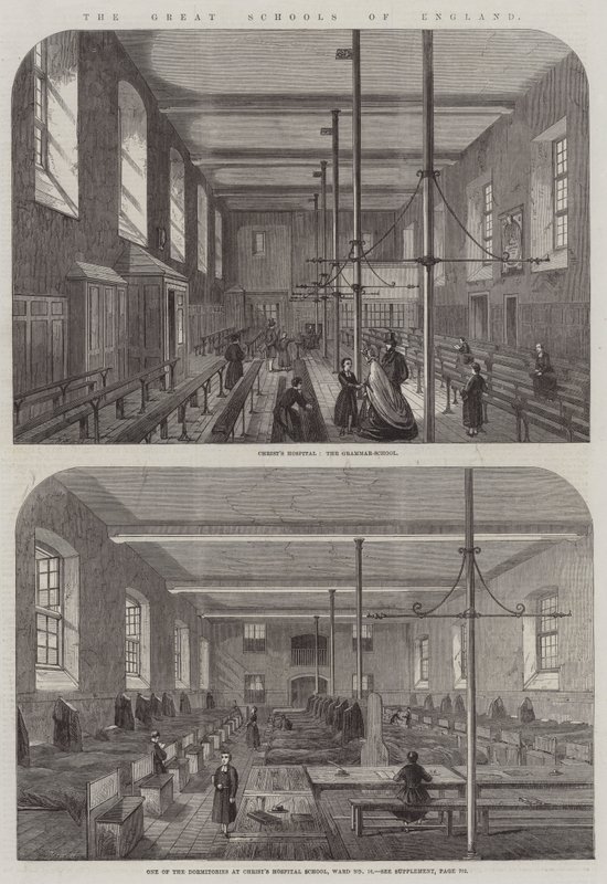 The Great Schools of England (Grawerowanie) autorstwa English School
