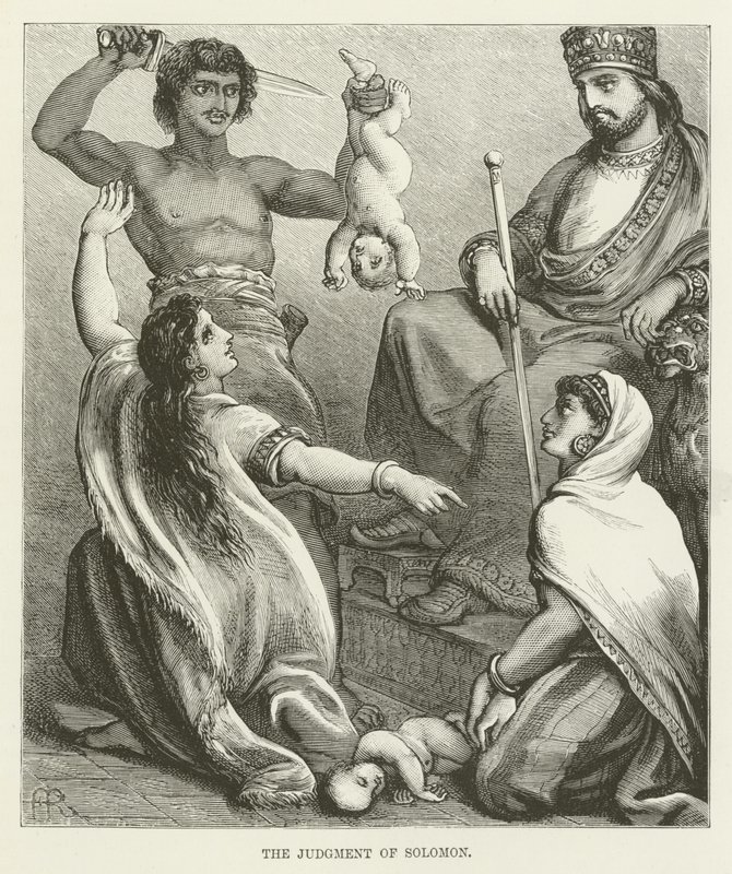 Wyrok Salomona autorstwa English School