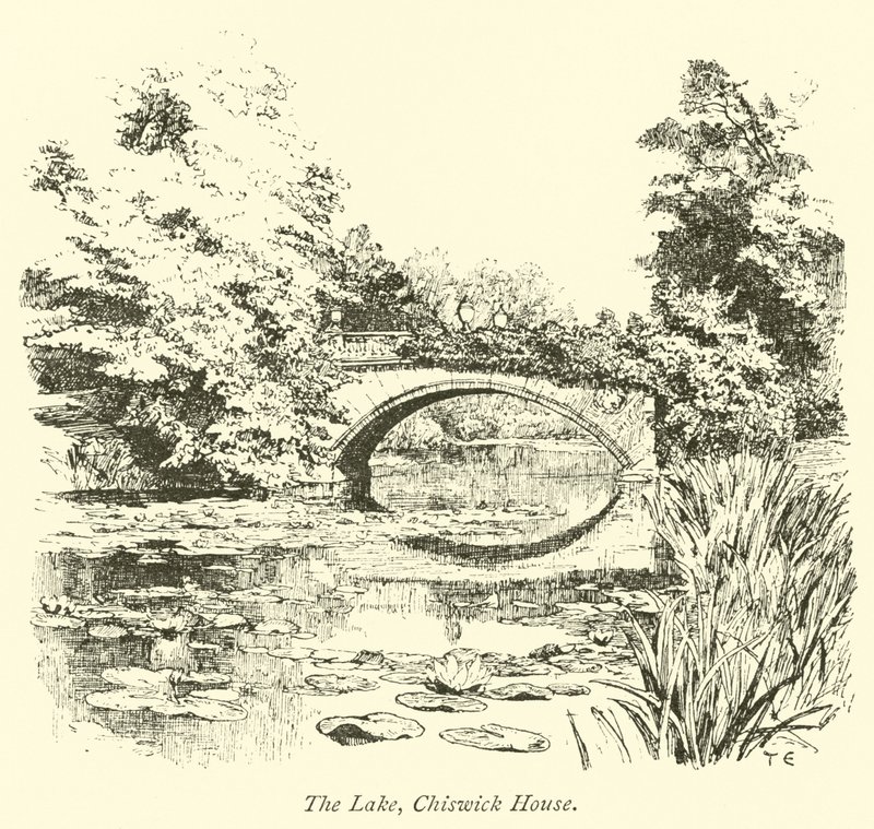 Jezioro, Dom Chiswick autorstwa English School
