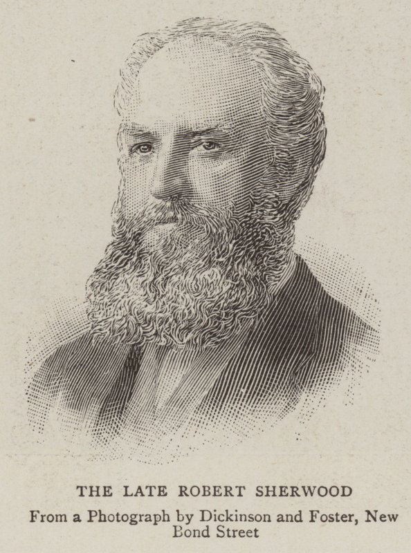 Późny Robert Sherwood (grafika) autorstwa English School