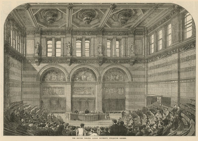 The Lecture Theatre, Uniwersytet Londyński, Burlington Gardens autorstwa English School