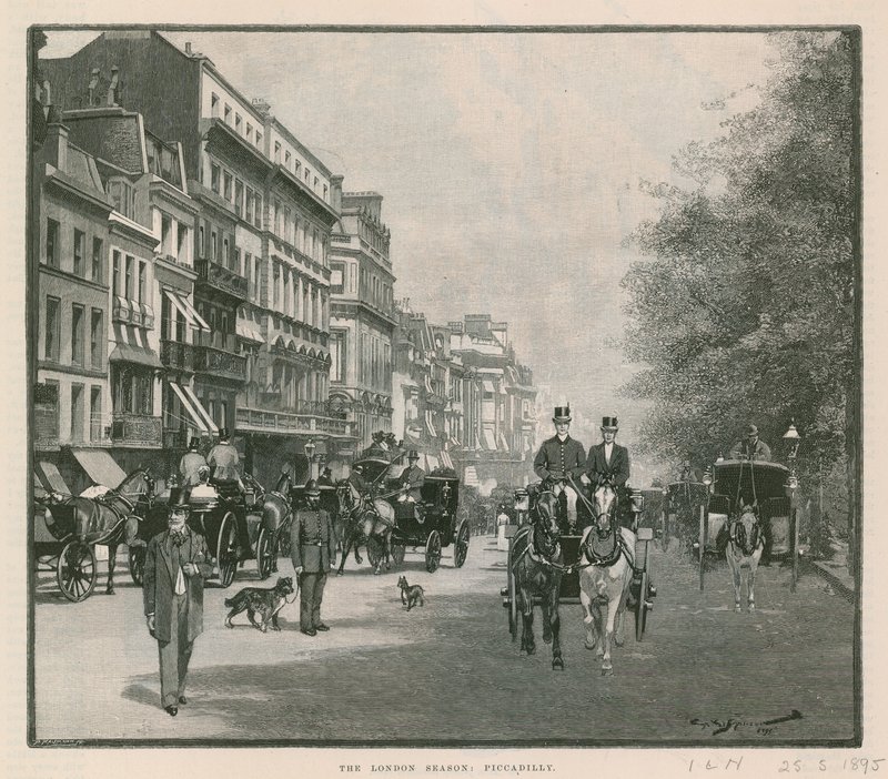 Sezon w Londynie: Piccadilly autorstwa English School