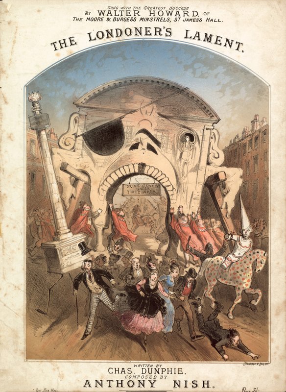 Lament londyńczyków autorstwa English School