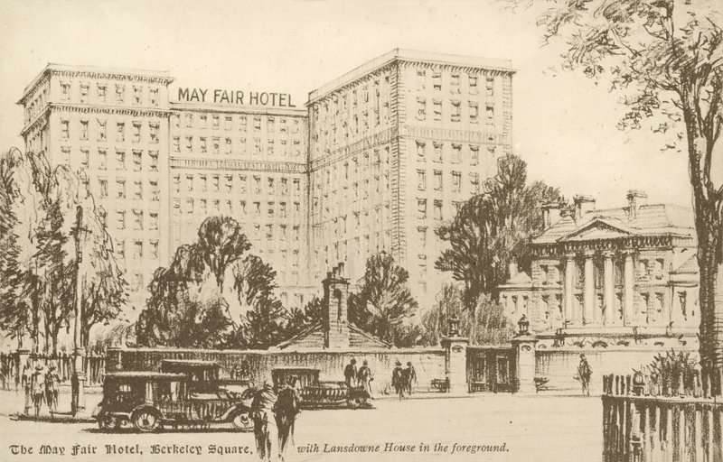 May Fair Hotel, Berkeley Square (lito) autorstwa English School
