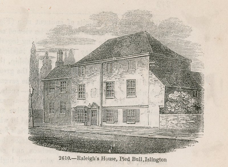 The Old Pied Bull Inn, Islington autorstwa English School