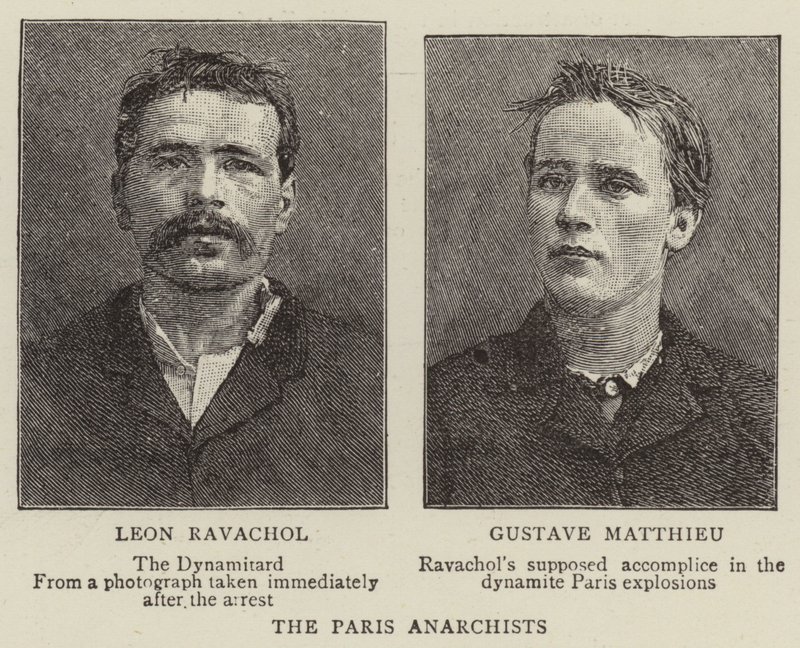 Anarchiści paryscy (rycina) autorstwa English School