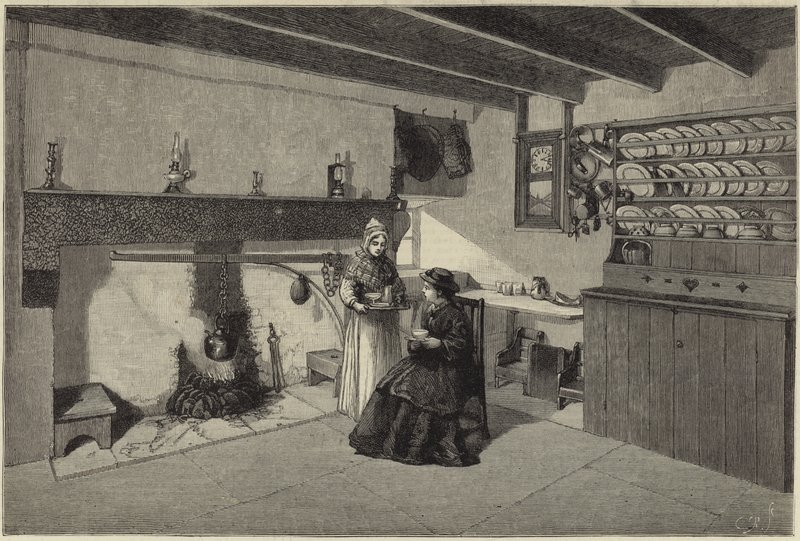 Królowa w Balmoral autorstwa English School