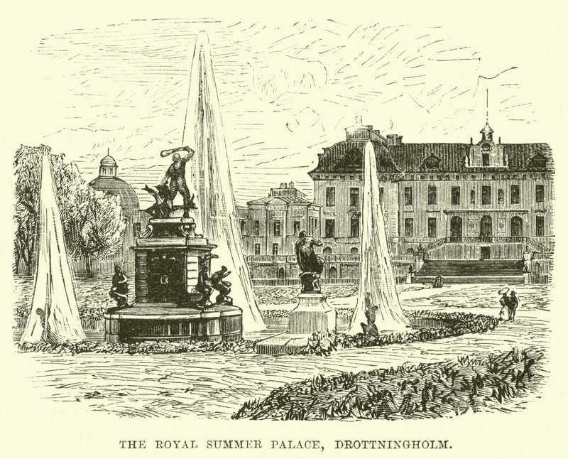 Letni Pałac Królewski, Drottningholm autorstwa English School