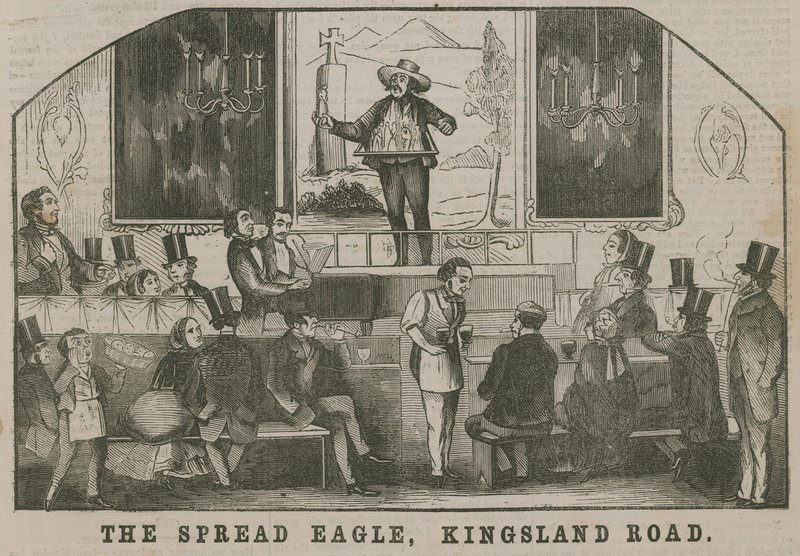 Spread Eagle, Kingsland Road, Londyn autorstwa English School