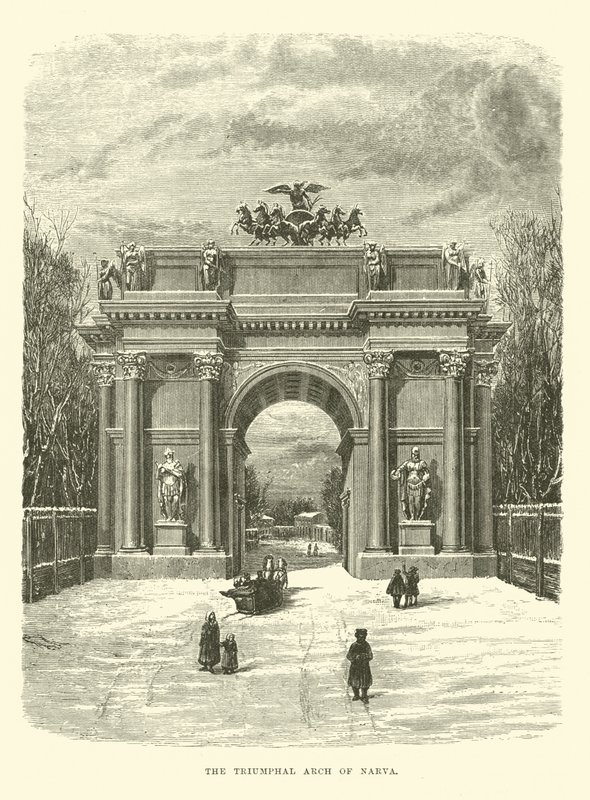 Łuk Triumfalny Narwy autorstwa English School