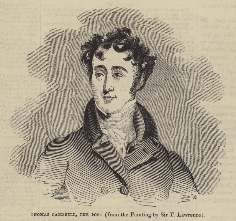 Thomas Campbell, poeta (grafika) autorstwa English School