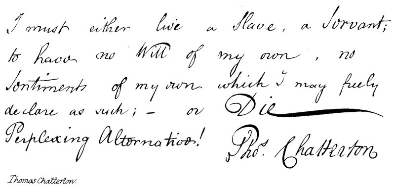 Thomas Chatterton autorstwa English School