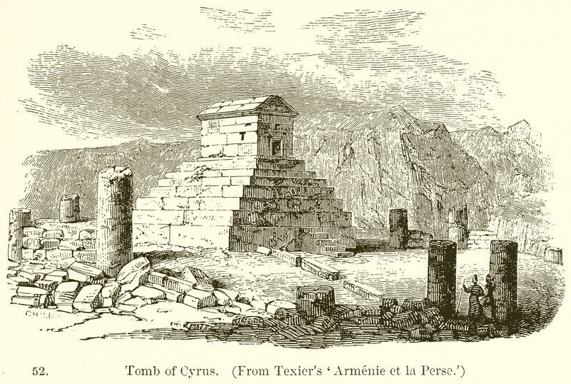 Grób Cyrusa autorstwa English School