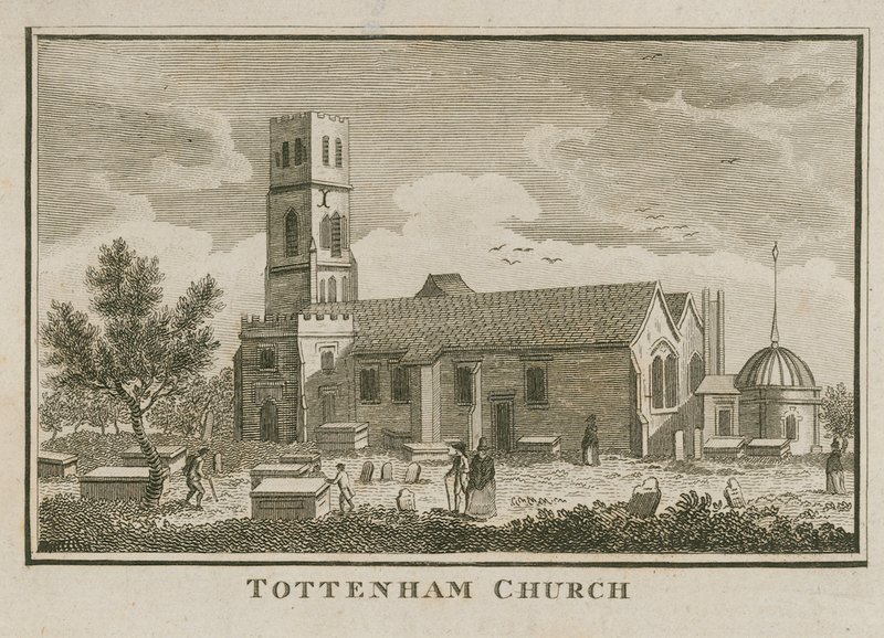 Kościół Tottenham, Londyn autorstwa English School