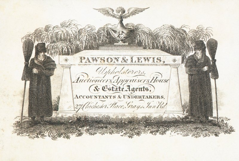 Karta handlowa, Pawson & Lewis autorstwa English School