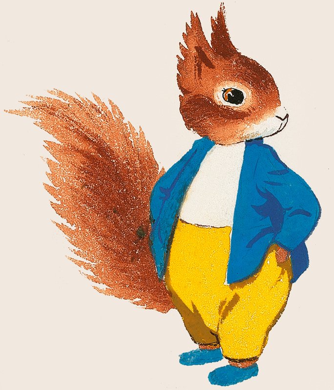 Tufty, wiewiórka bezpieczeństwa drogowego autorstwa English School