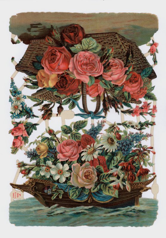 Wiktoriańskie skrawki (chromolitho) autorstwa English School