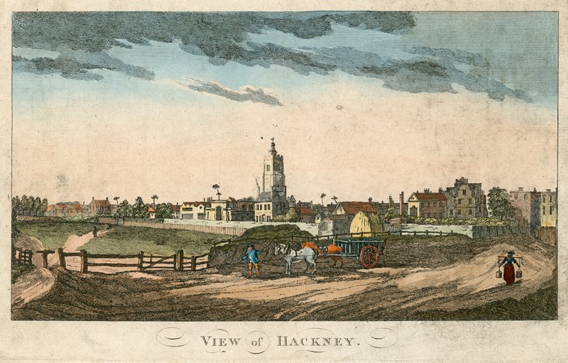 Widok na Hackney autorstwa English School