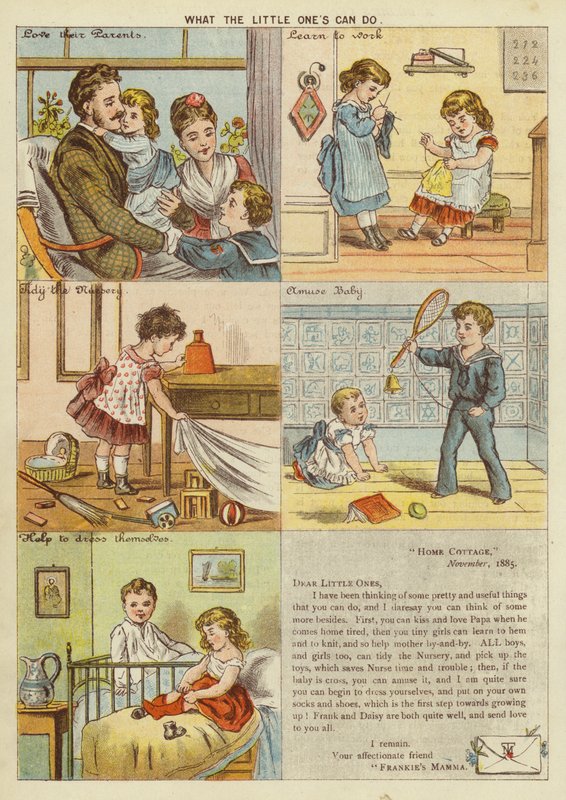 Co może zrobić maluch (chromolitho) autorstwa English School