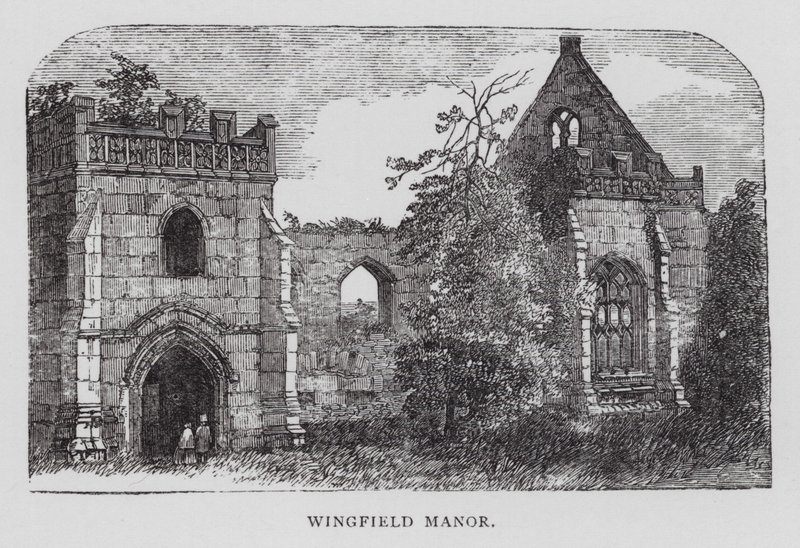 Dwór Wingfieldów (grawerowanie) autorstwa English School