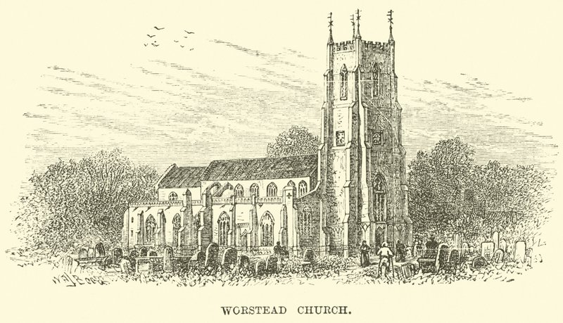 Kościół Worstead autorstwa English School