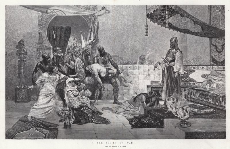 Łupy wojenne (grafika) autorstwa Enrique Serra