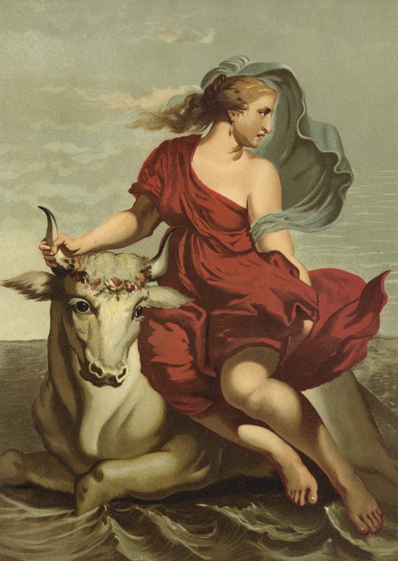 Gwałt Europy autorstwa Erasmus after Quellinus