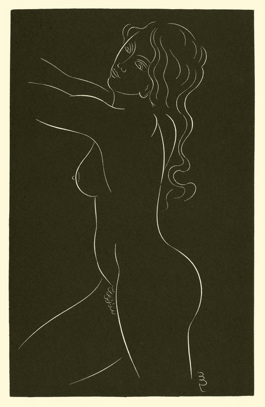 Akt kobiecy autorstwa Eric Gill