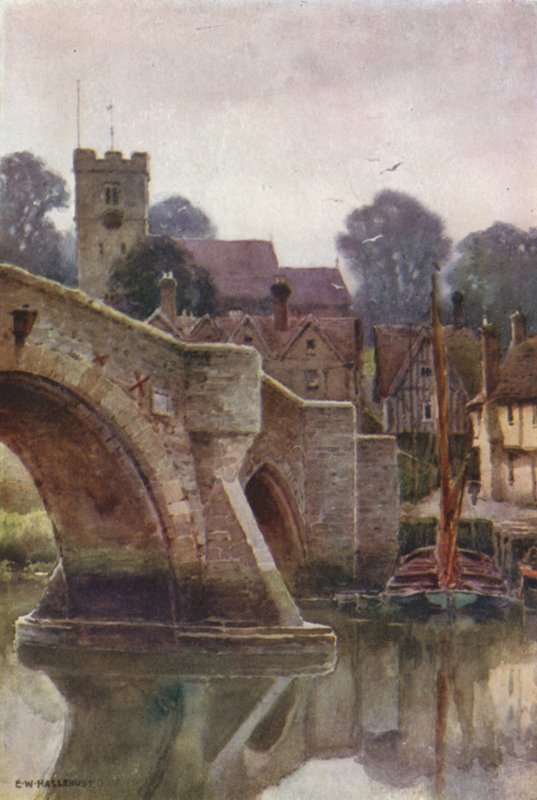 Aylesford (kolor lito) autorstwa Ernest William Haslehust