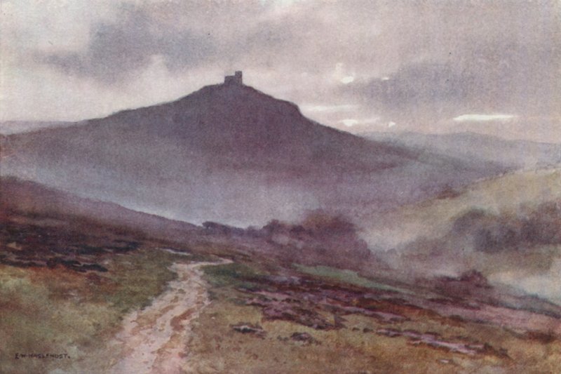 Brent Tor (kolor lito) autorstwa Ernest William Haslehust
