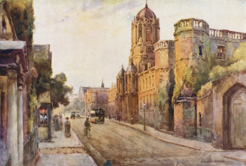 Kościół Chrystusa (kolor lito) autorstwa Ernest William Haslehust