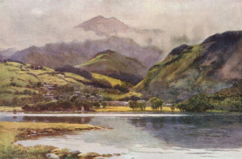 Jezioro Coniston (kolor lito) autorstwa Ernest William Haslehust