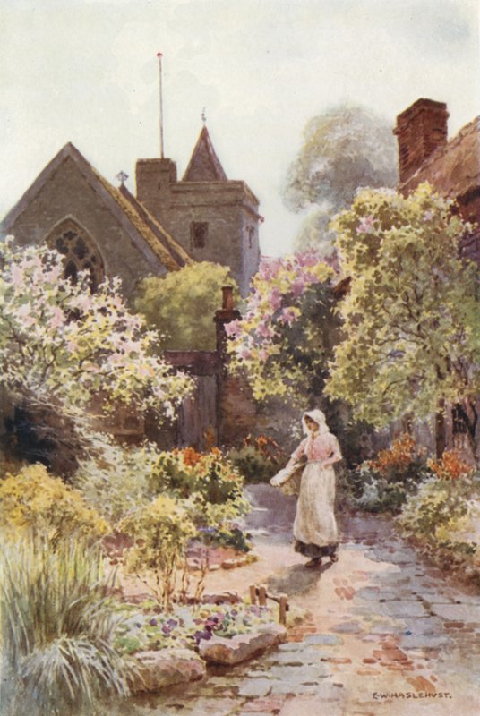 Cooling Church (kolor lito) autorstwa Ernest William Haslehust