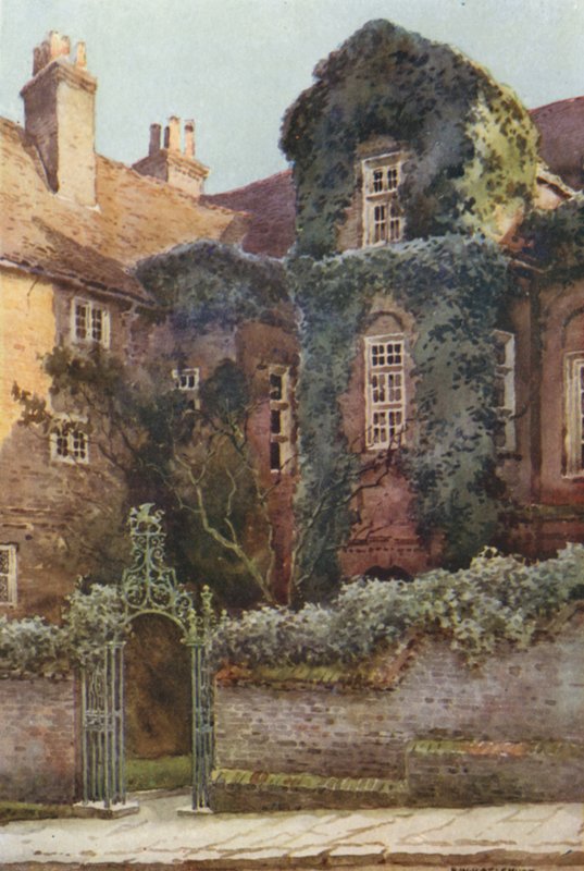Restoration House, Rochester (kolor lito) autorstwa Ernest William Haslehust