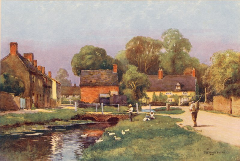 Tamiza: Ashton Keynes (druk kolorowy) autorstwa Ernest William Haslehust