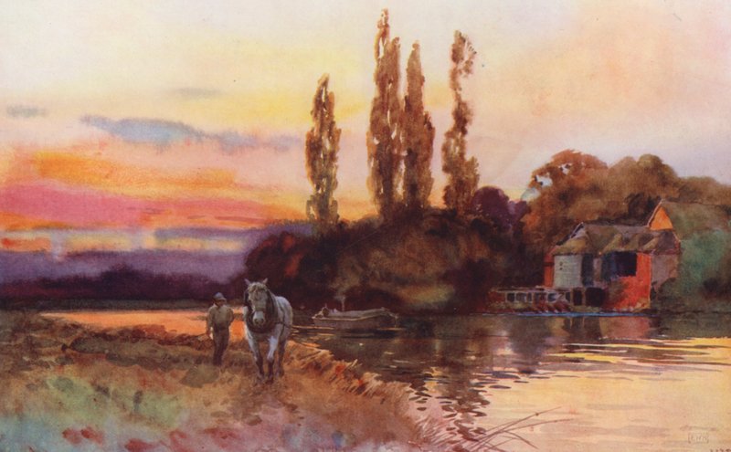 Tamiza: Iffley (druk kolorowy) autorstwa Ernest William Haslehust