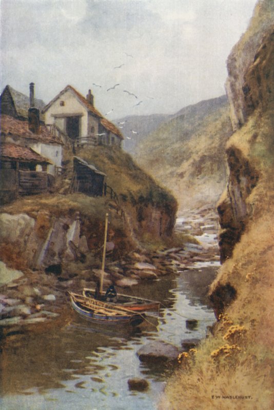 Scalby Beck (kolor lito) autorstwa Ernest William Haslehust