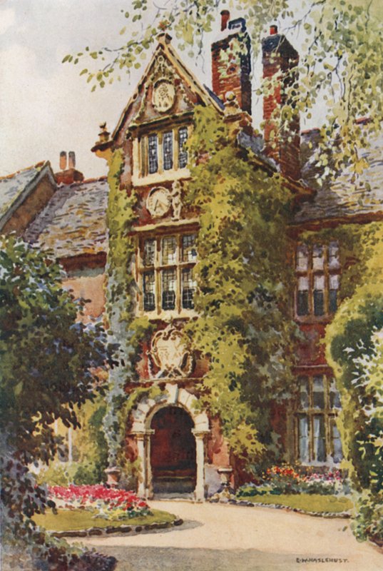 Domek Opata (kolor lito) autorstwa Ernest William Haslehust