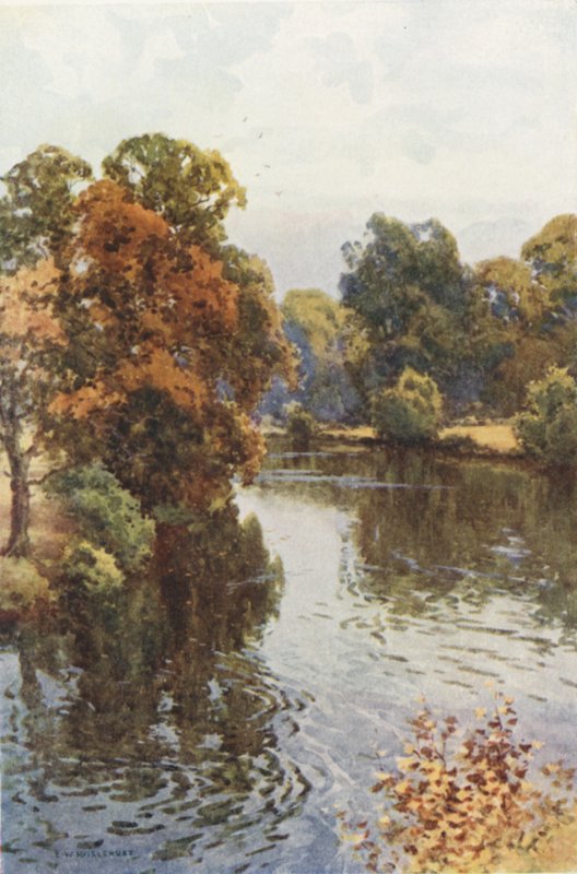 Dee at Eaton (kolor lito) autorstwa Ernest William Haslehust