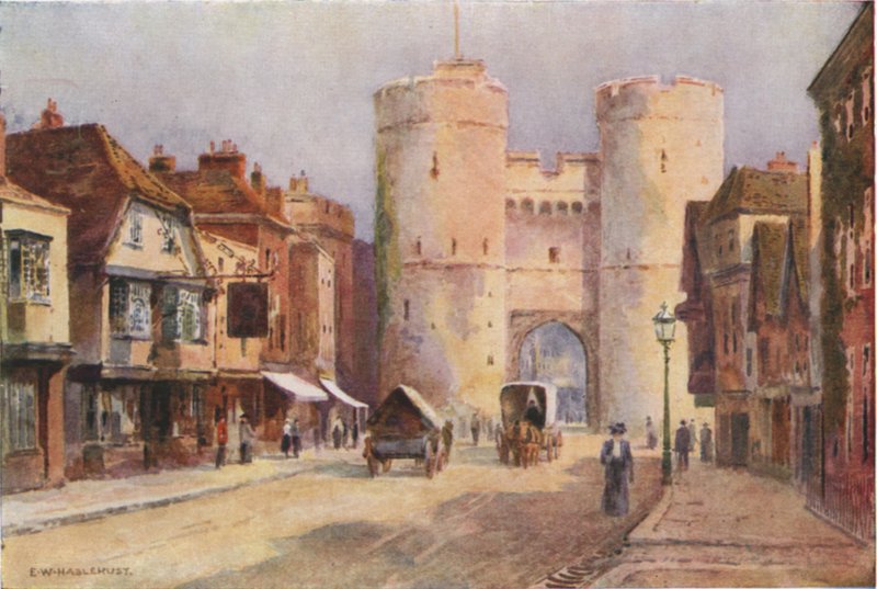 Westgate (kolor lito) autorstwa Ernest William Haslehust