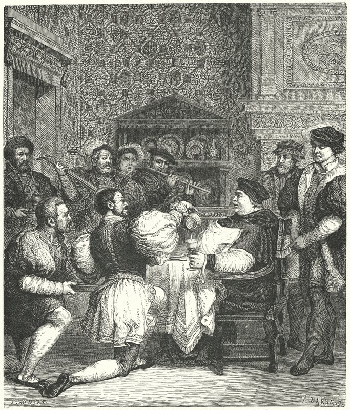 Kardynał Wolsey jest przyjmowany w domu autorstwa Etienne after Ronjat