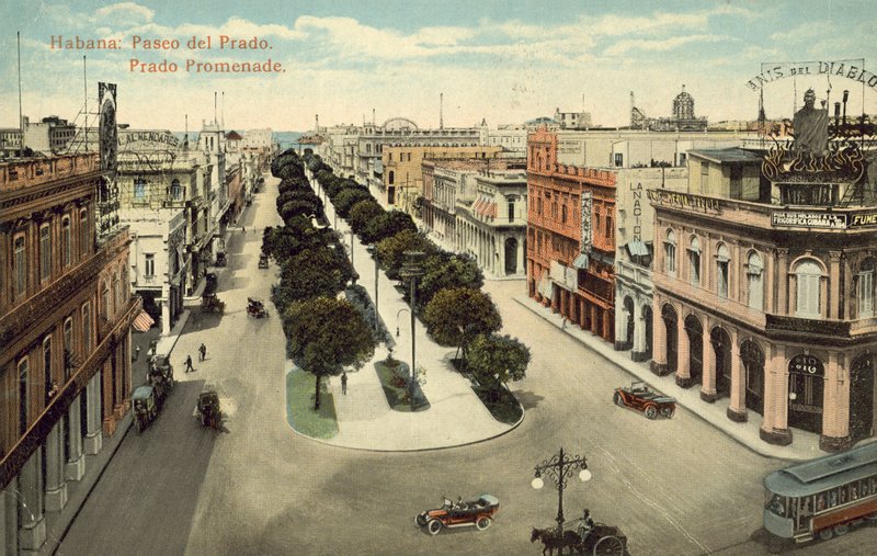 Hawana, Kuba, Paseo De Prado, Promenada Prado autorstwa European Photographer