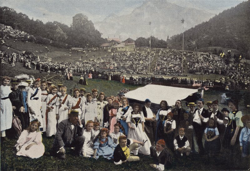 Interlaken, Fete Alpine autorstwa European Photographer