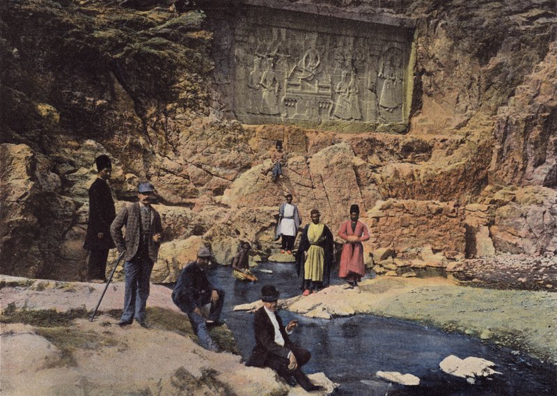 Tchechan Ali, Shah Fath Ali i jego dzieci autorstwa European Photographer