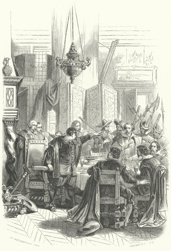 Aresztowanie Sebastiena de la Laruelle, burmistrza Liege, 1637 autorstwa European School