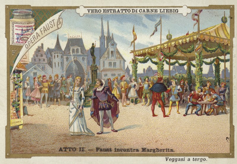 Scena z Fausta, opery Charlesa Gounoda autorstwa European School