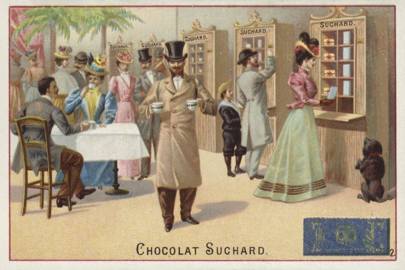 Automaty do czekolady Suchard autorstwa European School